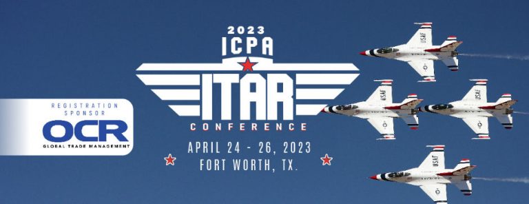 2023 ICPA ITAR Conference - International Compliance Professionals ...